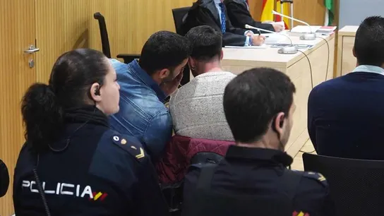 Miembros de la Manada durante el juicio por el abuso en Pozoblanco Miembros de la Manada durante el juicio por el abuso en Pozoblanco
