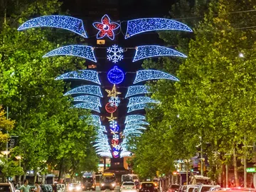 Luces de Navidad en Uruguay Luces de Navidad en Uruguay