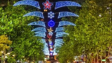 Luces de Navidad en Uruguay