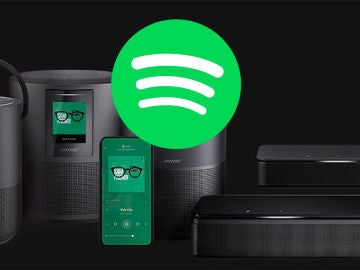 Dispositivos Bose y Spotify