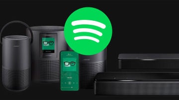 Dispositivos Bose y Spotify