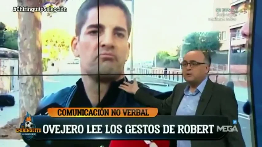 "Robert Moreno está incómodo hablando de Luis Enrique", el experto en comunicación no verbal José Luis Martín Ovejero analiza sus gestos en 'El Chiringuito'