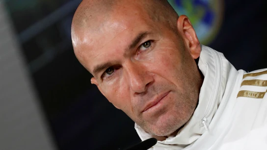 Zinedine Zidane, en rueda de prensa Zinedine Zidane, en rueda de prensa