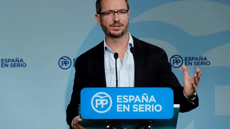 El portavoz del Senado, Javier Maroto