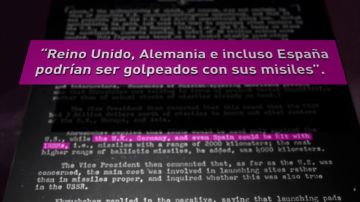 Documento confidencial que demuestra las amenazas de la URSS