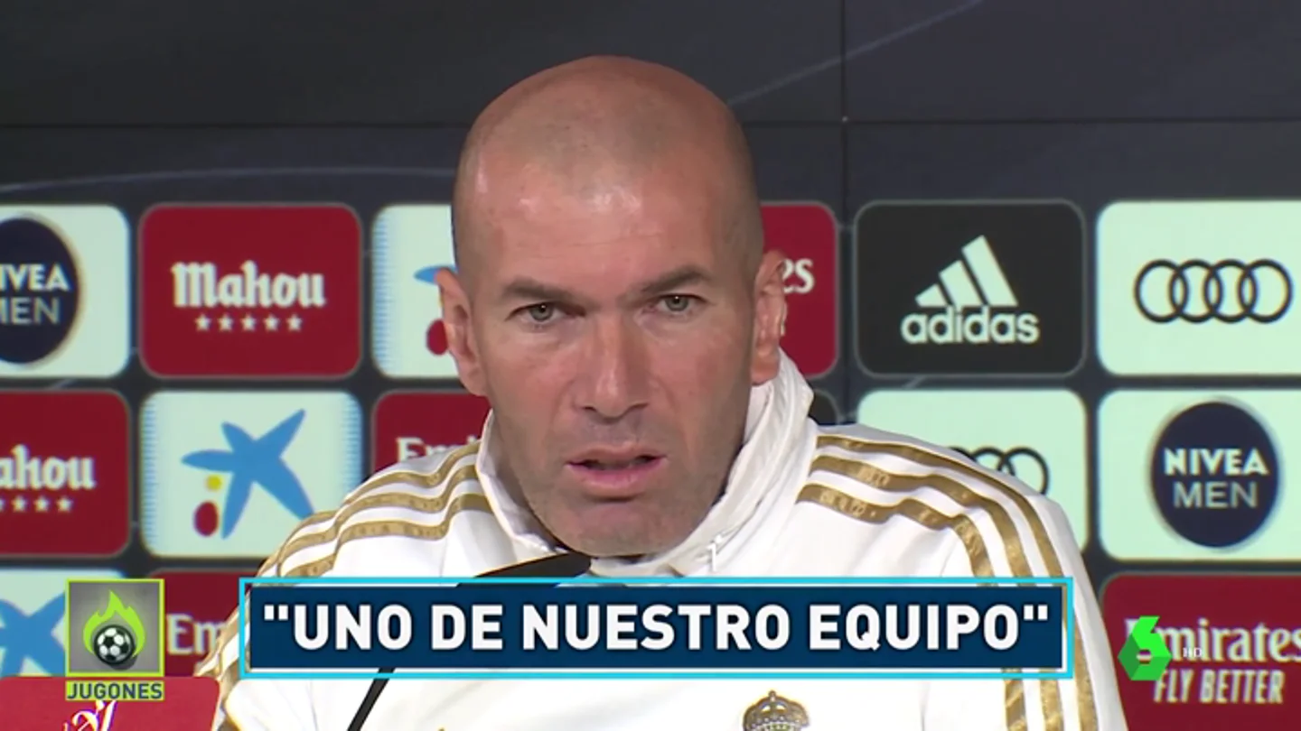 Zidane defiende a Bale Zidane defiende a Bale