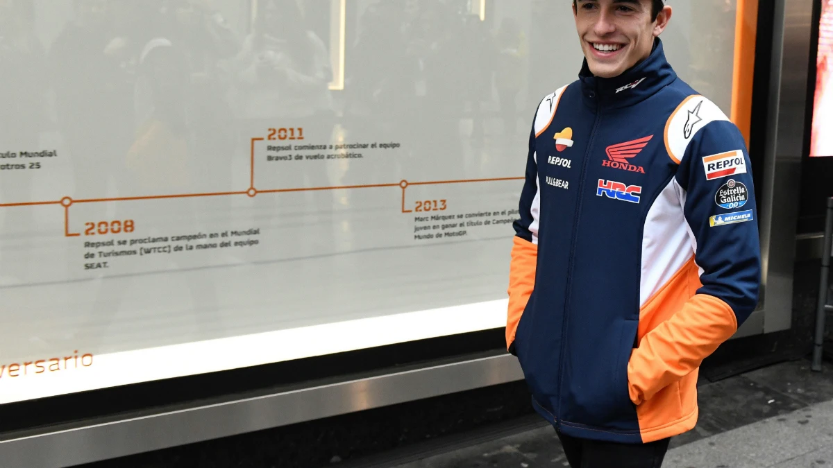 Marc Márquez, paseando