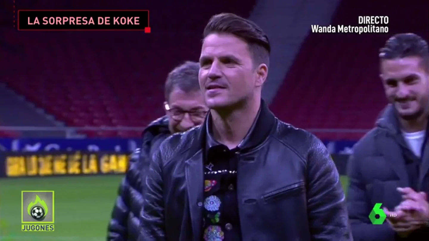 La emocionante sorpresa de Pablo Motos y Koke a Dani Martín en el Metropolitano La emocionante sorpresa de Pablo Motos y Koke a Dani Martín en el Metropolitano