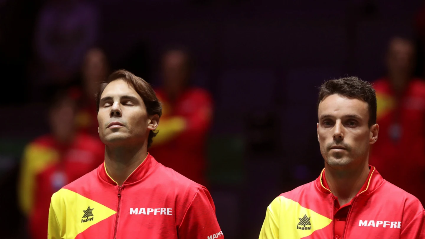 Rafa Nadal y Roberto Bautista Rafa Nadal y Roberto Bautista