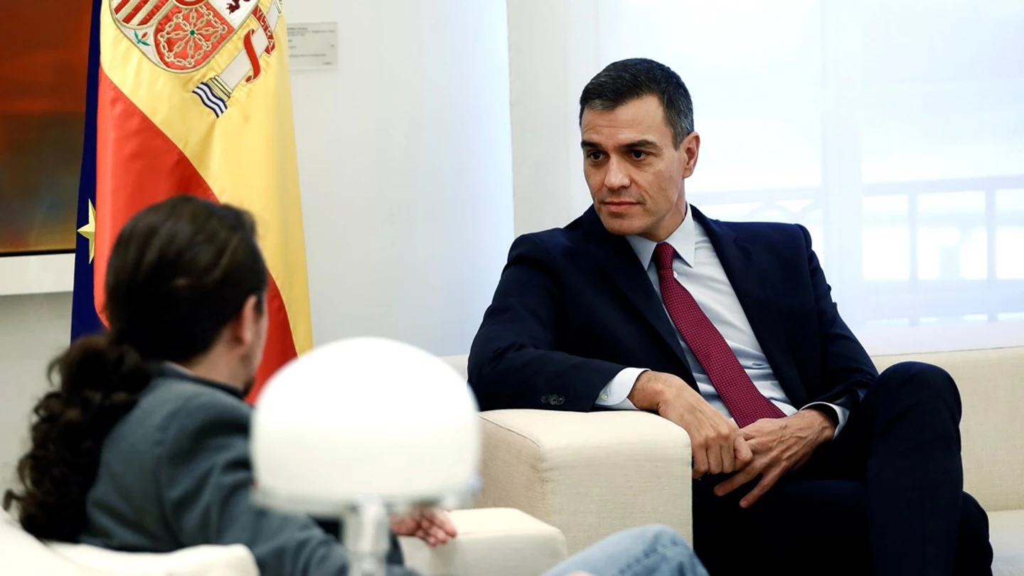 Pedro Sánchez y Pablo Iglesias en una imagen de archivo Pedro Sánchez y Pablo Iglesias en una imagen de archivo