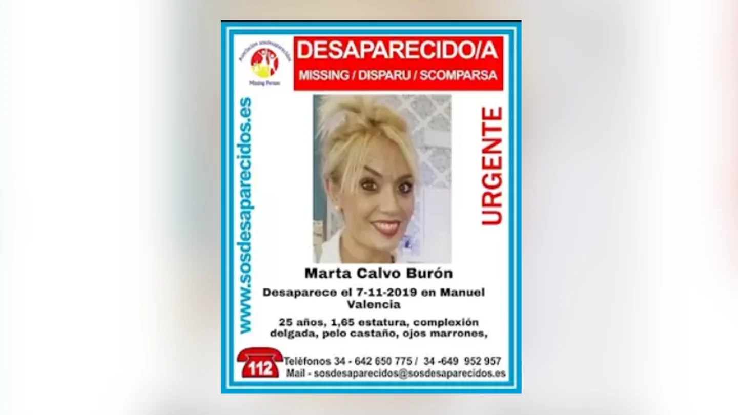 Cartel de búsqueda de Marta Calvo Cartel de búsqueda de Marta Calvo