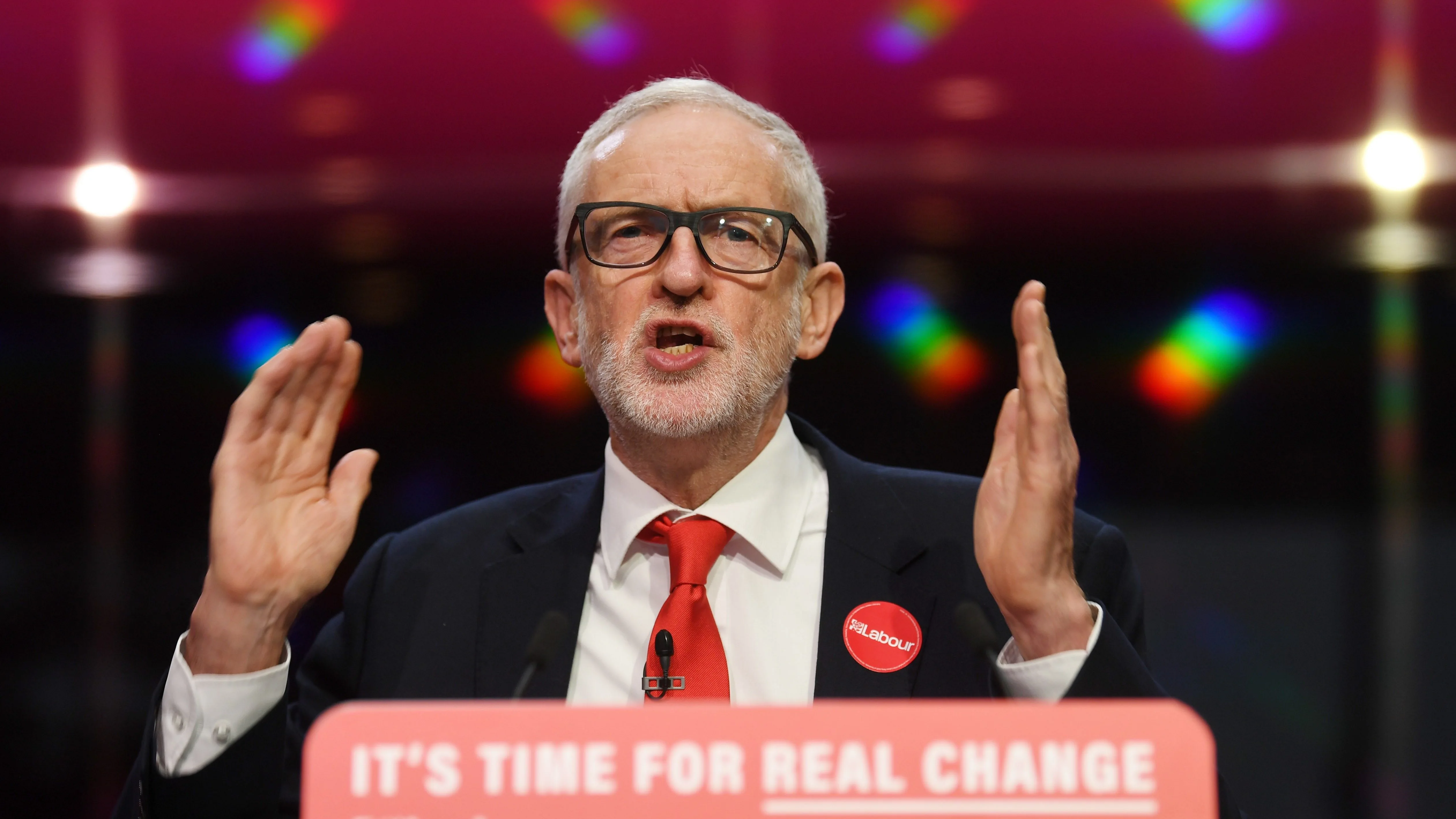 El candidato laborista Jeremy Corbyn