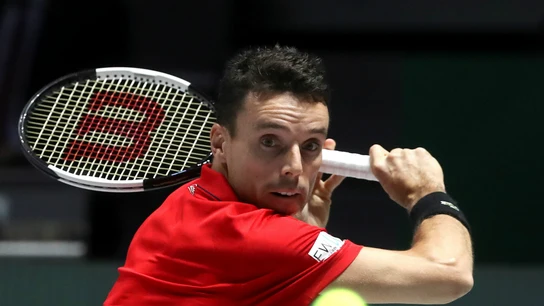 Roberto Bautista, en un partido Roberto Bautista, en un partido