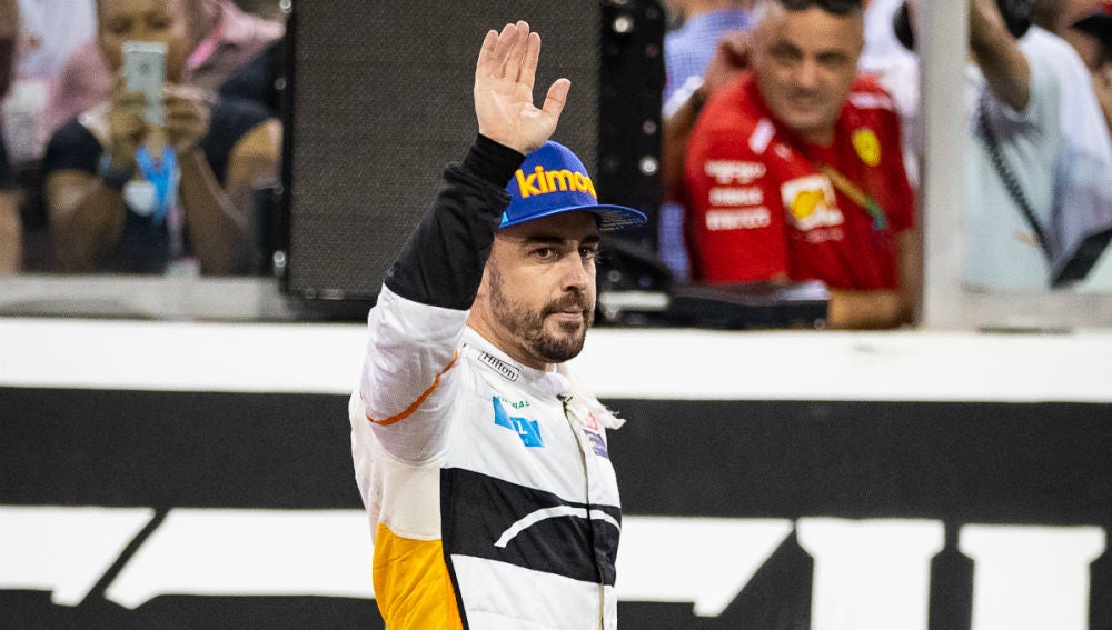 Fernando Alonso, en su despedida