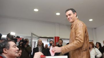 Pedro Sánchez en la consulta a la militancia del PSOE