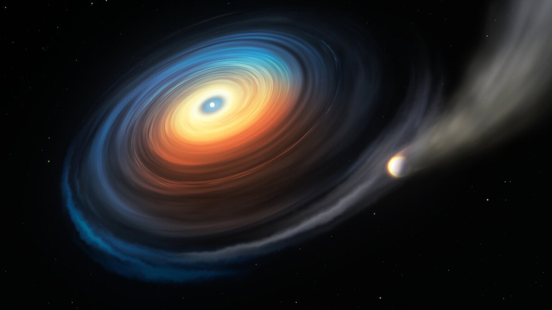 Primera observacion de un planeta gigante alrededor de una enana blanca