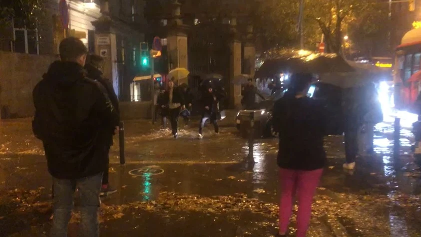 Lluvia en Barcelona