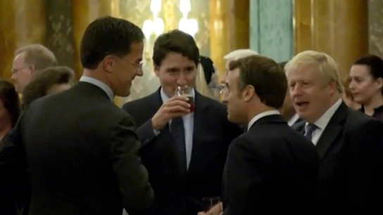 La princesa Ana, Mark Rutte, Justin Trudeau, Emmanuel Macron y Boris Johnson La princesa Ana, Mark Rutte, Justin Trudeau, Emmanuel Macron y Boris Johnson