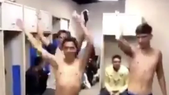 El baile de la polémica de los jugadores del América sub-17 El baile de la polémica de los jugadores del América sub-17