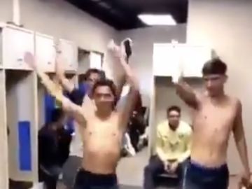 El baile de la polémica de los jugadores del América sub-17 El baile de la polémica de los jugadores del América sub-17