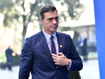 Pedro Sánchez, a su llegada a la cumbre de la OTAN Pedro Sánchez, a su llegada a la cumbre de la OTAN