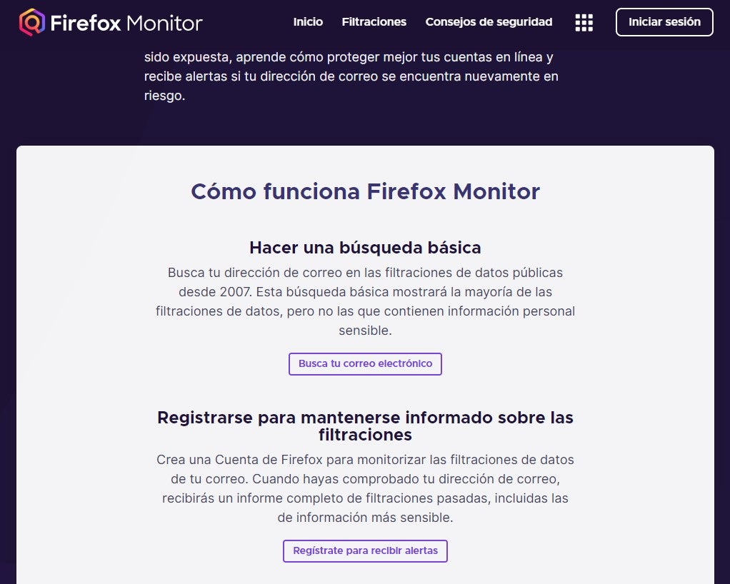 Firefox Monitor