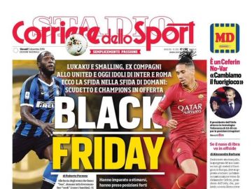 La polémica portada del Corriere dello Sport La polémica portada del Corriere dello Sport