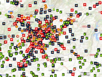 Mapa de precios de gasolineras en España