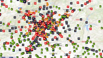 Mapa de precios de gasolineras en España Mapa de precios de gasolineras en España