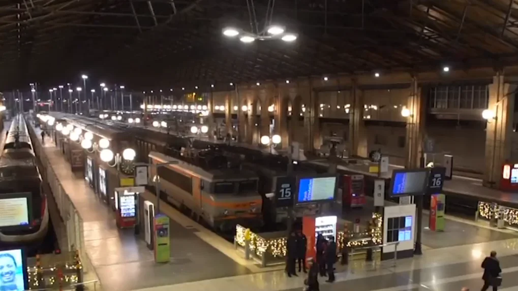 Estación de tren en Francia 