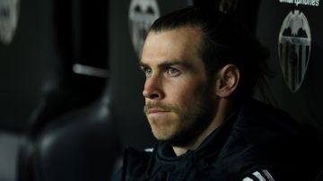 Gareth Bale durante un partido con el Real Madrid