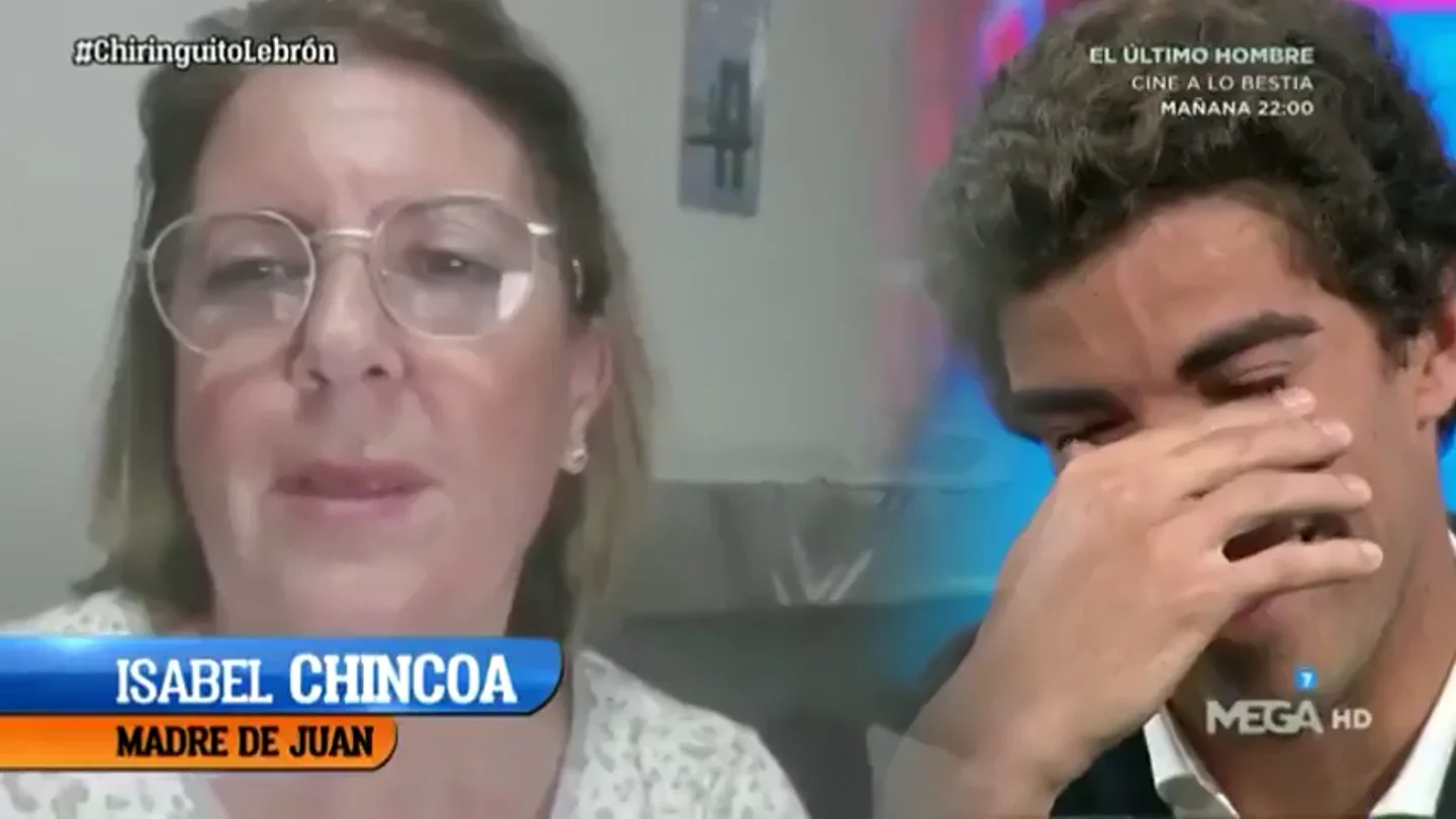 Juan Lebrón y su emoción con los mensajes de sus familiares y amigos Juan Lebrón y su emoción con los mensajes de sus familiares y amigos