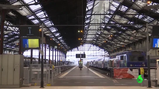 Imagen de la huelga en Francia Imagen de la huelga en Francia