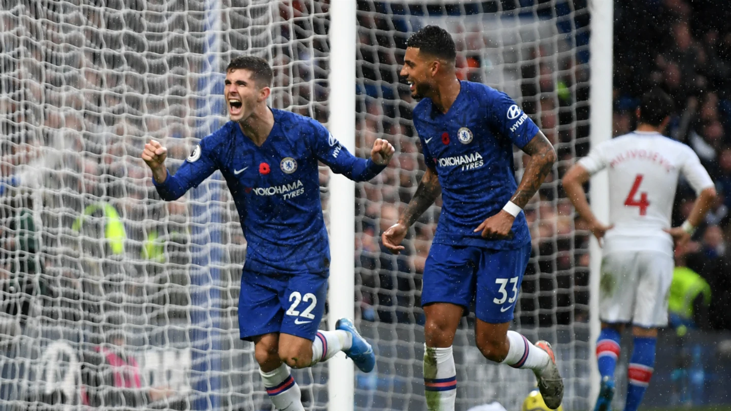 Pulisic celebra un gol Pulisic celebra un gol