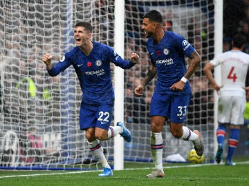 Pulisic celebra un gol Pulisic celebra un gol