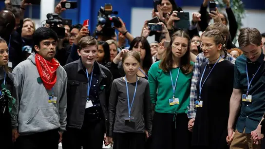 Greta Thunberg en la Cumbre del Clima de Madrid Greta Thunberg en la Cumbre del Clima de Madrid
