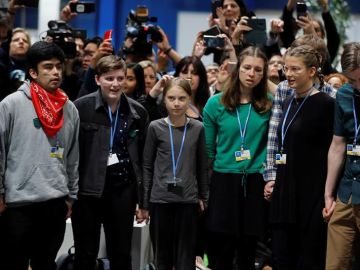 Greta Thunberg en la Cumbre del Clima de Madrid Greta Thunberg en la Cumbre del Clima de Madrid