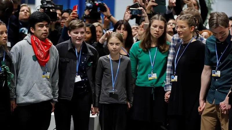 Greta Thunberg en la Cumbre del Clima de Madrid