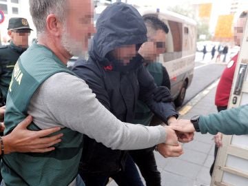 El sospechoso de la muerte de Marta Calvo, a su llegada al juzgado El sospechoso de la muerte de Marta Calvo, a su llegada al juzgado