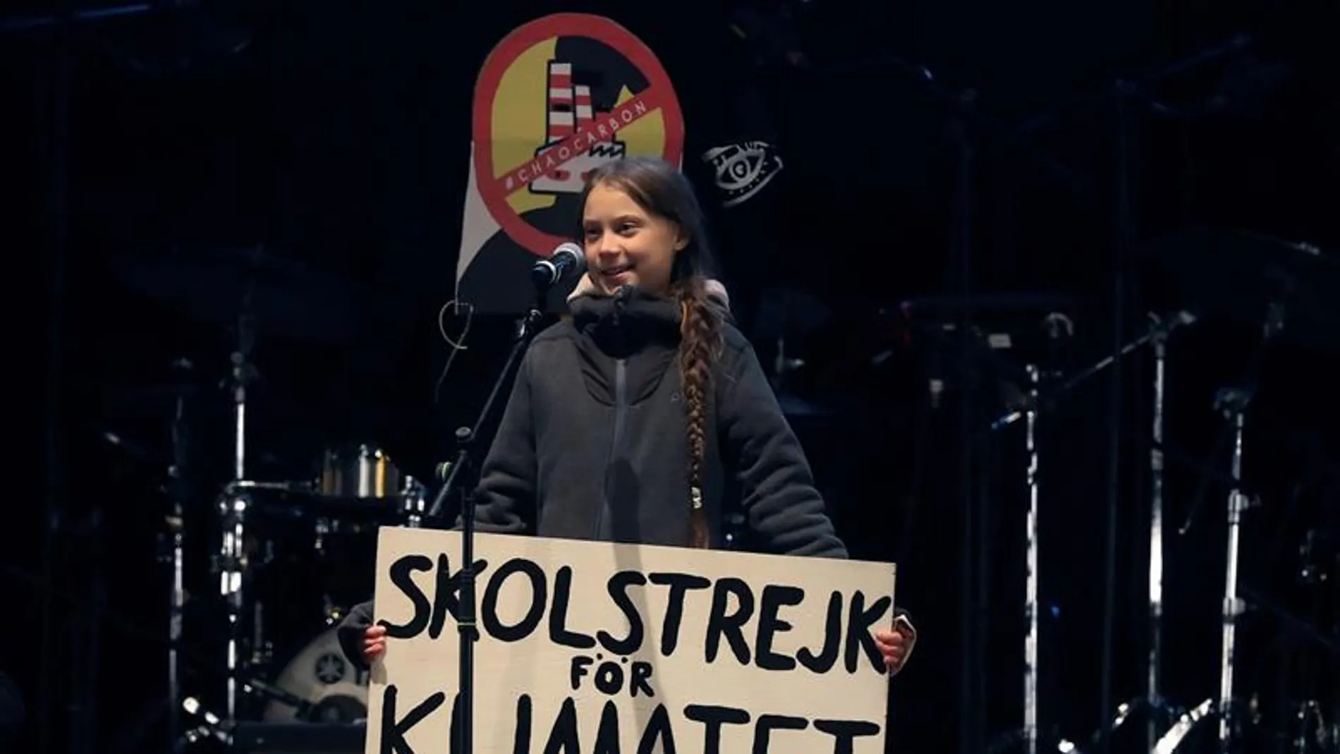  La joven activista sueca Greta Thunberg