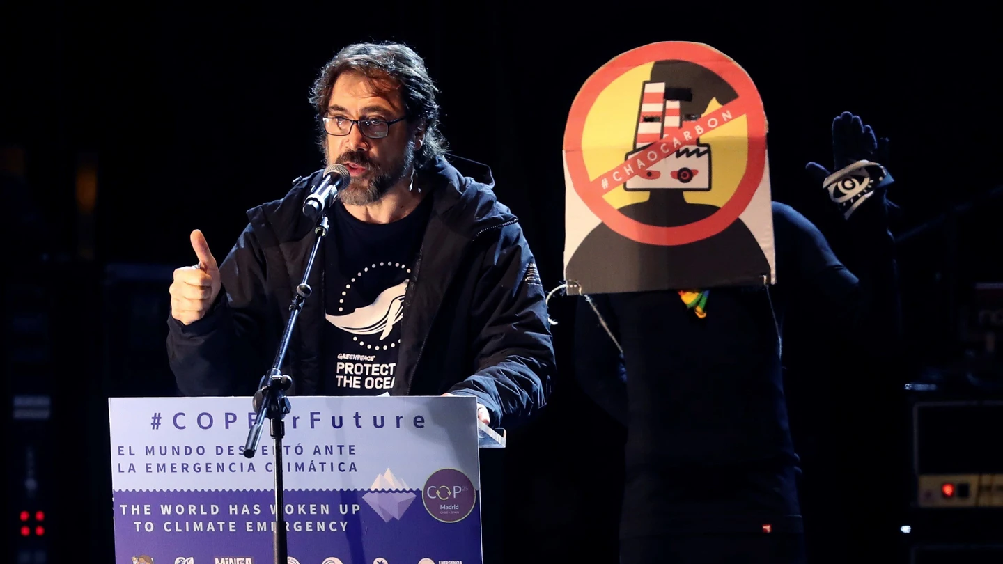 Javier Bardem, en la Marcha por el Clima Javier Bardem, en la Marcha por el Clima
