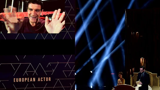 Antonio Banderas recibe el premio al mejor actor europeo por 'Dolor y gloria' Antonio Banderas recibe el premio al mejor actor europeo por 'Dolor y gloria'