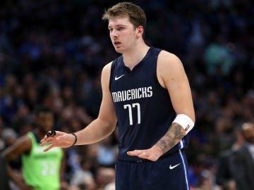 Luka Doncic, con los Mavericks Luka Doncic, con los Mavericks