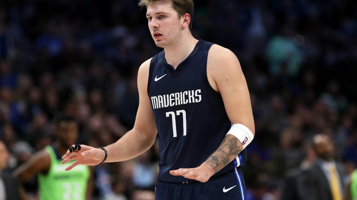 Luka Doncic, con los Mavericks