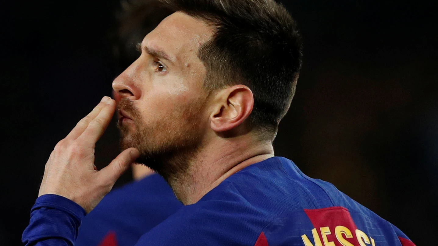 Lionel Messi, con el Barça