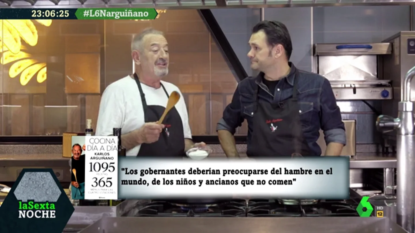 Karlos Arguiñano con Iñaki López Karlos Arguiñano con Iñaki López