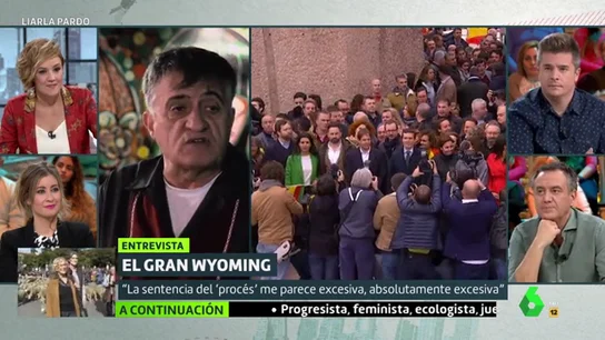 El Gran Wyoming: "Cuando me gritan 'Viva España', están diciendo 'puto rojo'" El Gran Wyoming: "Cuando me gritan 'Viva España', están diciendo 'puto rojo'"