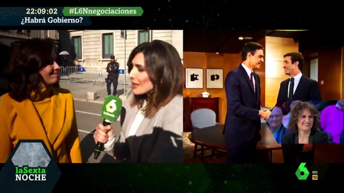 Verónica Sanz con Ayuso Verónica Sanz con Ayuso