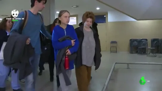 Greta Thunberg visita por sorpresa la Cumbre Social de Madrid celebrada en la Complutense Greta Thunberg visita por sorpresa la Cumbre Social de Madrid celebrada en la Complutense