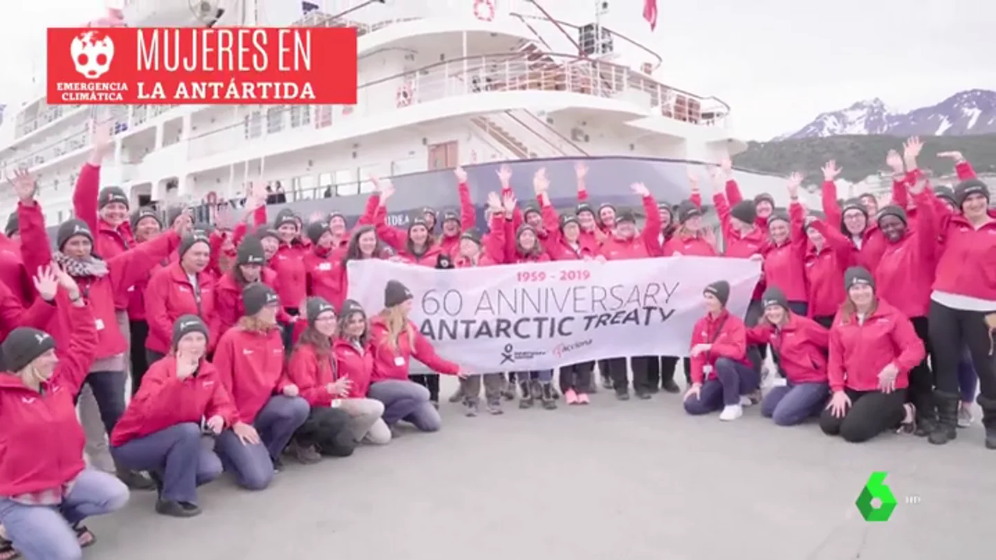 Siete científicas españolas, en la mayor expedición femenina a la Antártida para luchar contra la emergencia climática Siete científicas españolas, en la mayor expedición femenina a la Antártida para luchar contra la emergencia climática